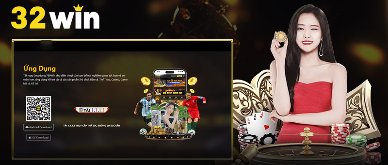 Truy cập đúng đường link chính thức để tải app 32WIN an toàn
